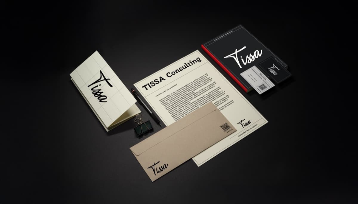 TISSA Consulting brand identity system